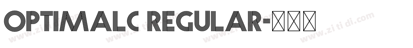 OptimalC Regular字体转换 OptimalC Regular字体转换